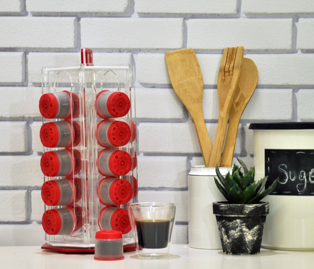 Illy Capsules Coffee Pod Holder Iperespresso Rotate Carousel Etsy