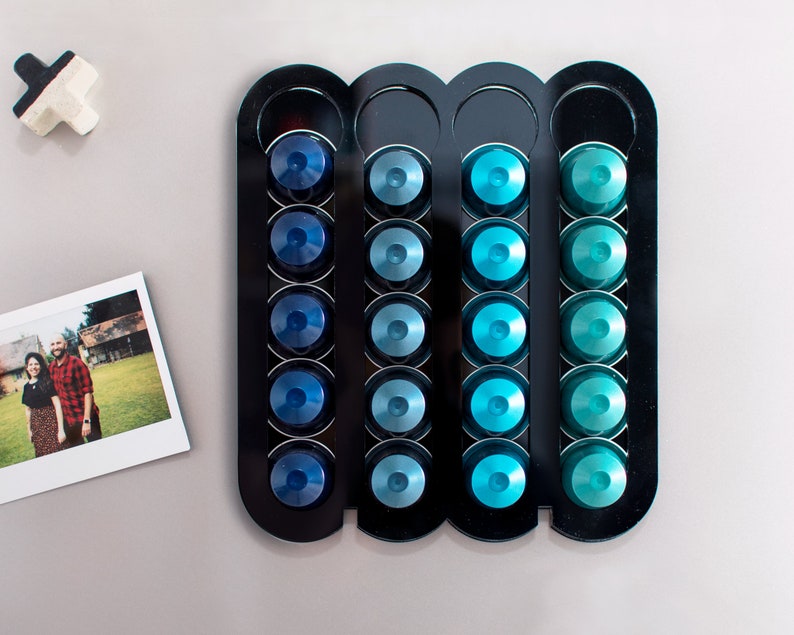 Black Nespresso Original Capsules Holder 20 Coffee Pod Etsy Australia