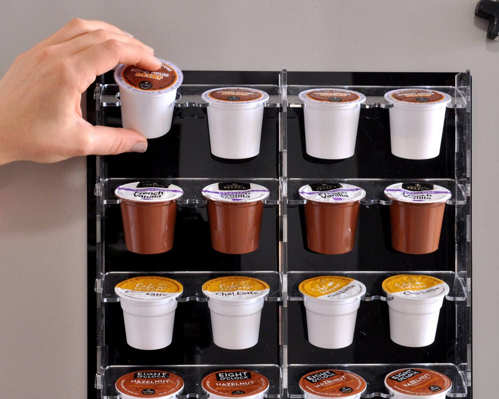 Black Large KCup Capsule Storage Keurig Coffee Pod Holder Etsy