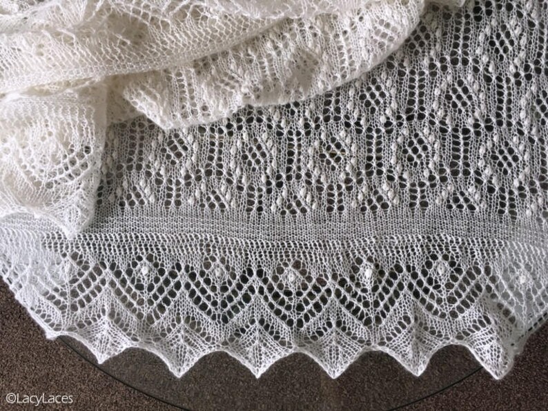 100 Cashmere Natural White Handknitted Baby Blanket/shawl Etsy