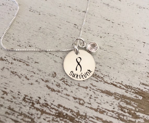 Cancer Survivor Necklace, Breast Cancer Survivor Gift, Surgery Gift, G –  Rakva