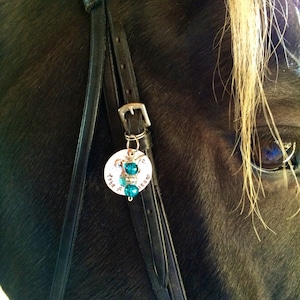Personalized Bridle Tag, Pet Keychain, Bridle Charm, Bridle Tag, Halter Tag