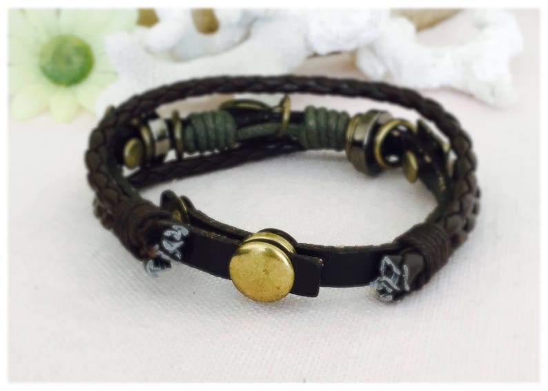 Was 12.99 Now 7.49 Charm Faux Leather Bracelets SALE!