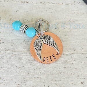 Personalized Horse Bridle Tag: Hand Stamped Copper Charm image 9