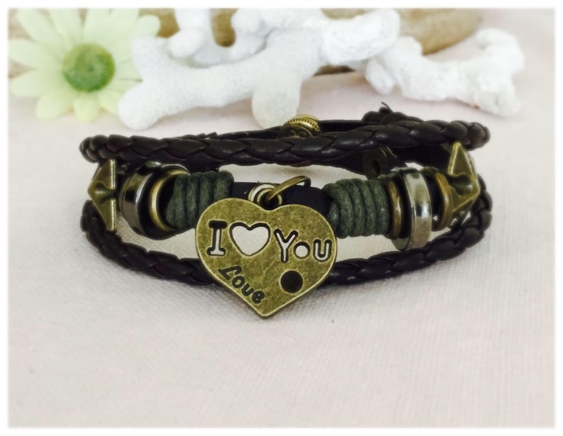 Was 12.99 Now 7.49 Charm Faux Leather Bracelets SALE!