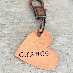 Personalized Handstamped Bridle name tag, Bridle Charm, Large Dog ID Tag, Saddle Tag, KeyChain, Pet ID Tags