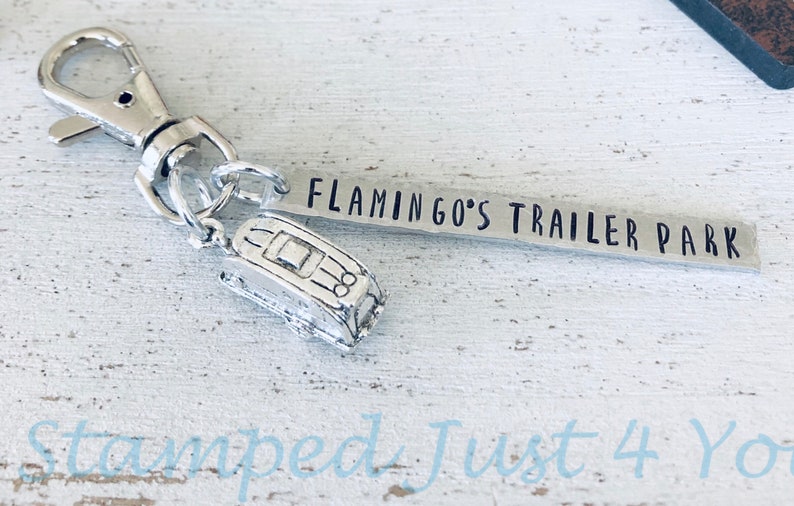 Personalized Camper Keychain Retirement Gift Camper Etsy