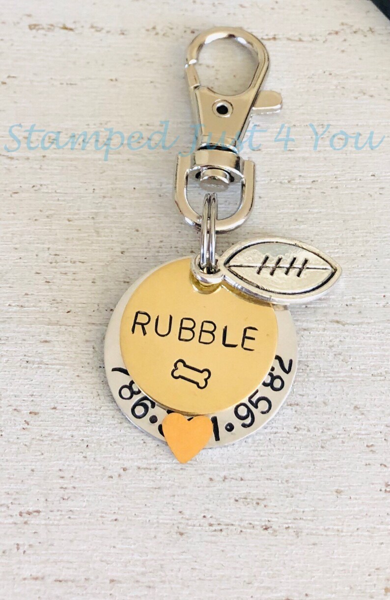 Personalized Dog Tag: Custom Pet ID, Brass & Aluminum - Etsy