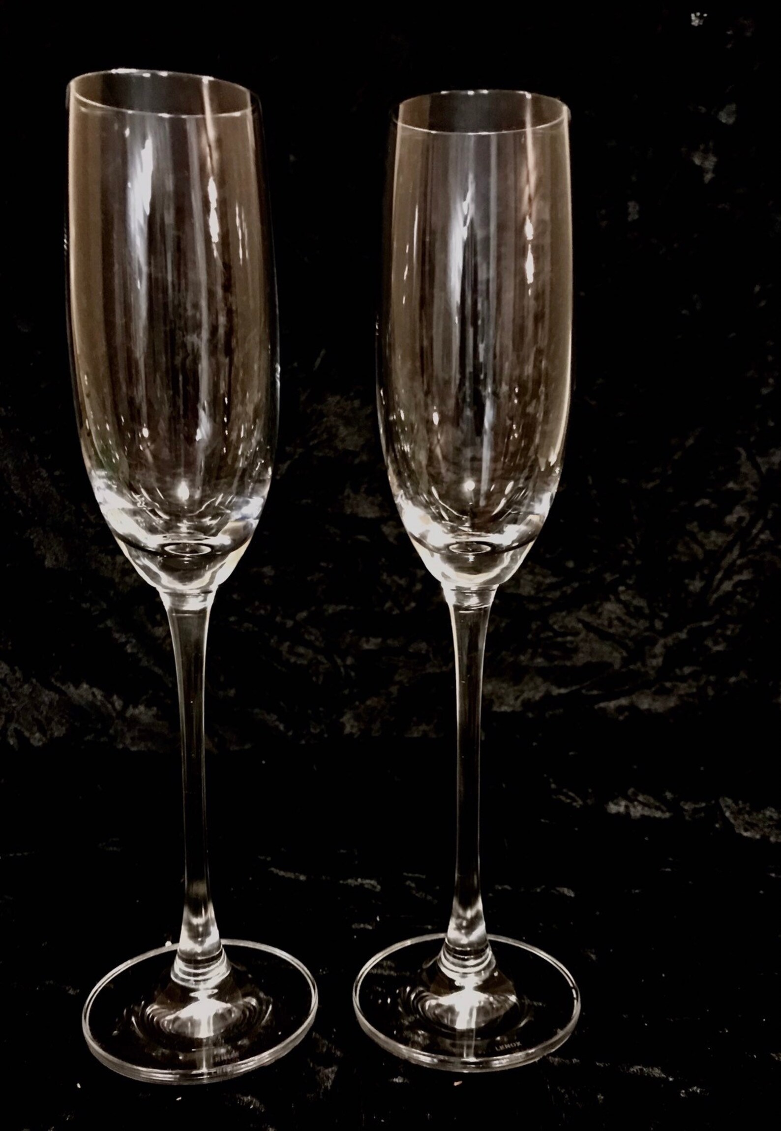 Lenox Champagne Flutes 10tall With a Clean Sleek Classic Etsy