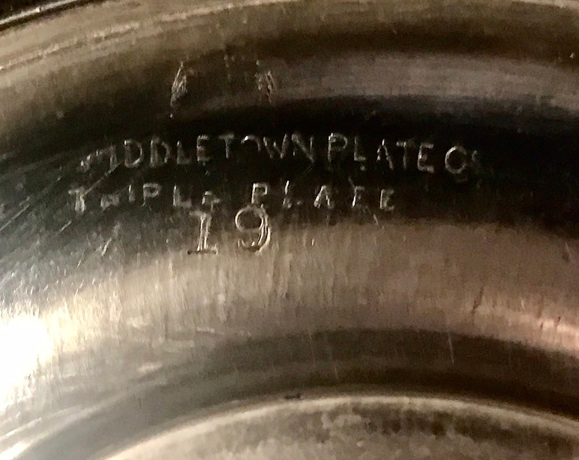 Middletown Plate Co. Triple Silver Plate 19 Cruet Castor Etsy