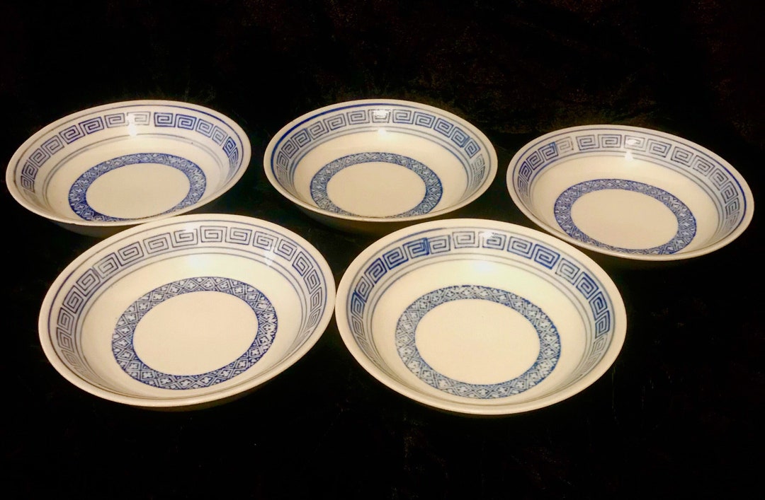 Vintage Asian Rice/salad Bowls/chinese Decorative Bowl /hand Etsy