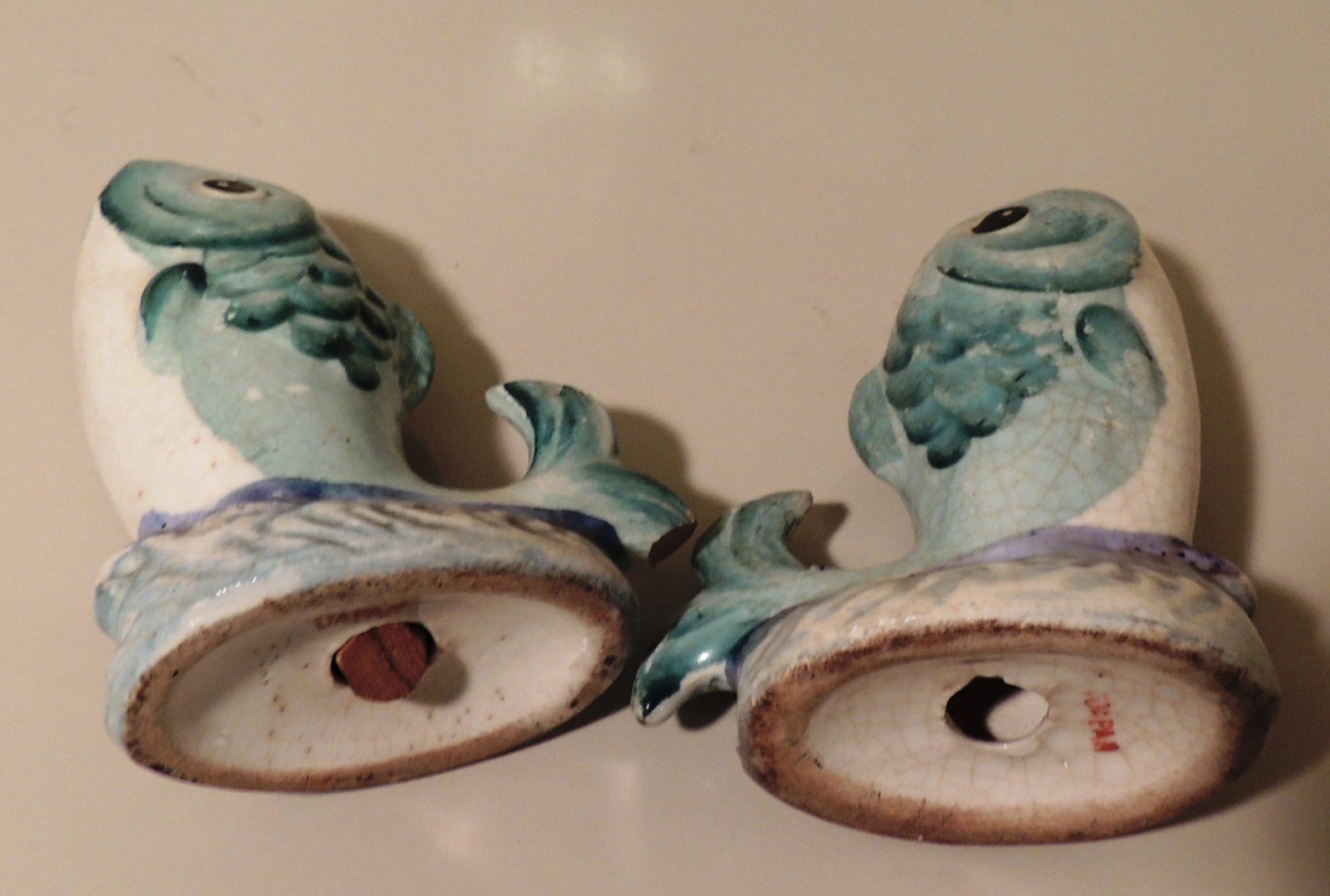 Vintage Koi Fish Salt and Pepper Shakers Collectible Set Made Etsy