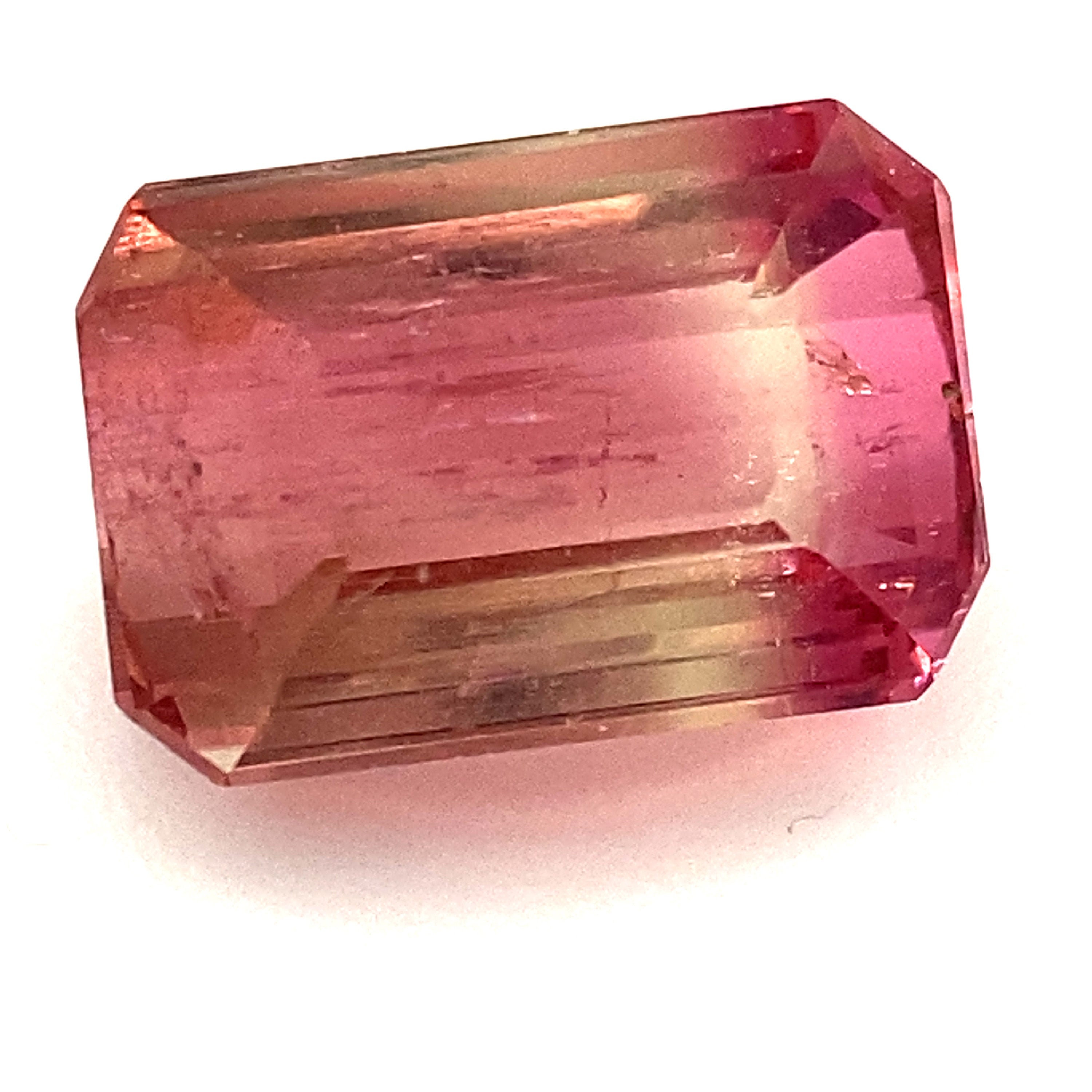 Bi Color Tourmaline 2.35ct Tourmaline is Natural and Etsy