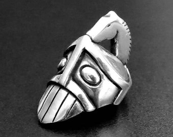 Viking from Aeroe (Ærø) silver pendant