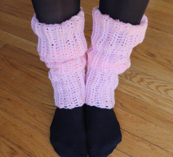 Items similar to Light Pink Leg Warmer/ Crochet Leg Warmer on Etsy