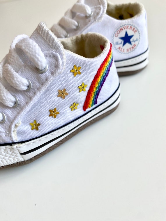 Custom Converse Crib Shoes New Baby Gift -