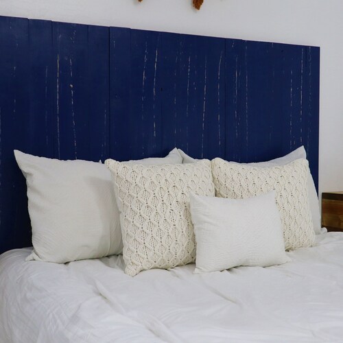 Barn Walls Weathered Collection Solid Wood Panel Headboard Etsy