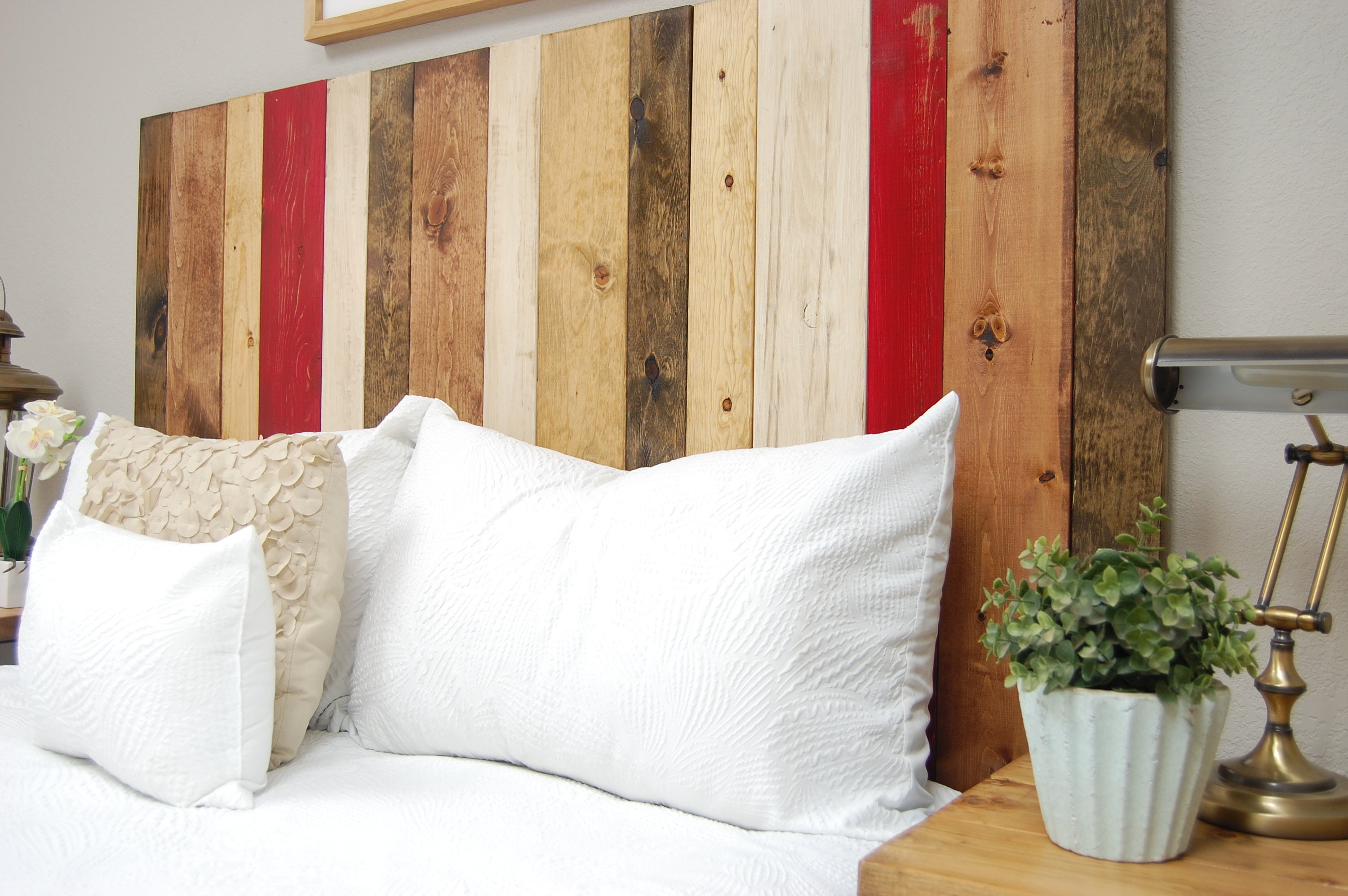 Fall Mix Headboard Leaner Style Handcrafted. Leans on Wall. Etsy