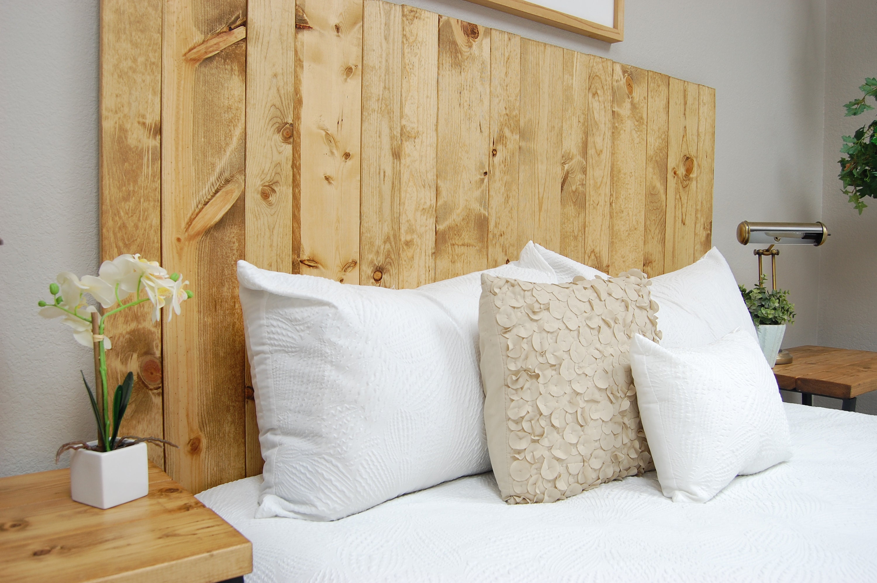 Golden Oak Headboard Stain Leaner Style Handcrafted. Leans Etsy