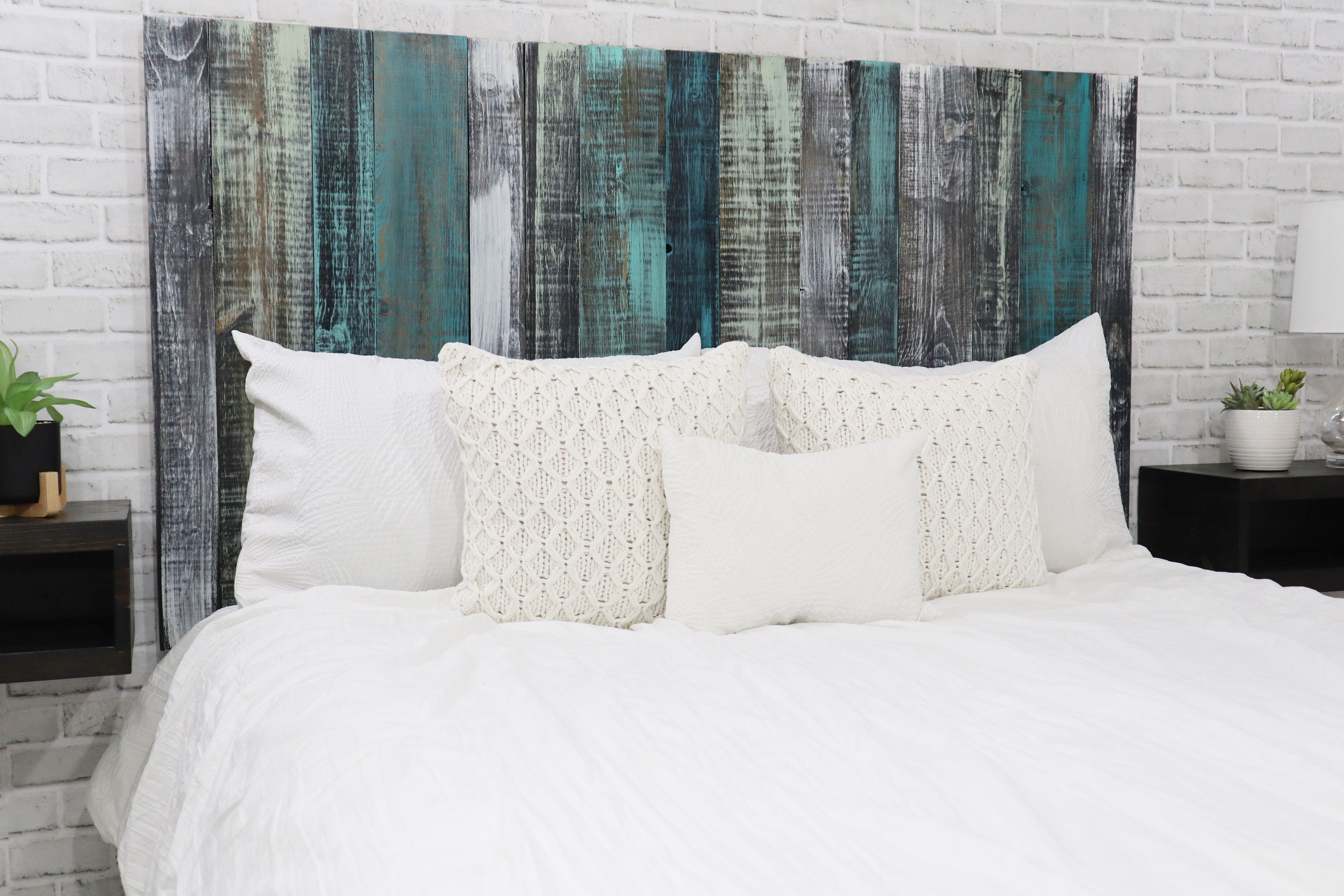 Industrial Mix Headboard Leaner Style Handcrafted. Leans on Etsy