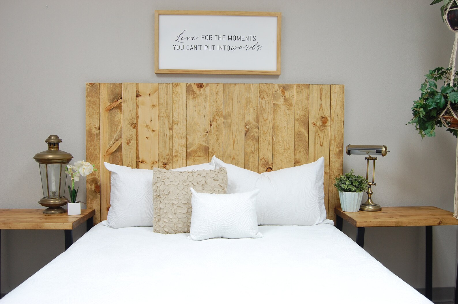 Golden Oak Headboard Stain Leaner Style Handcrafted. Leans Etsy