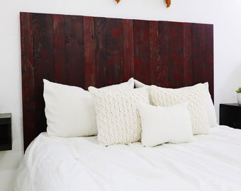 Red Dragon Skin Wood Headboard for Kids Room Gamers Furniture Compatible with Sleep Number and Adjustable Bed Twin Full Queen King Cal-King