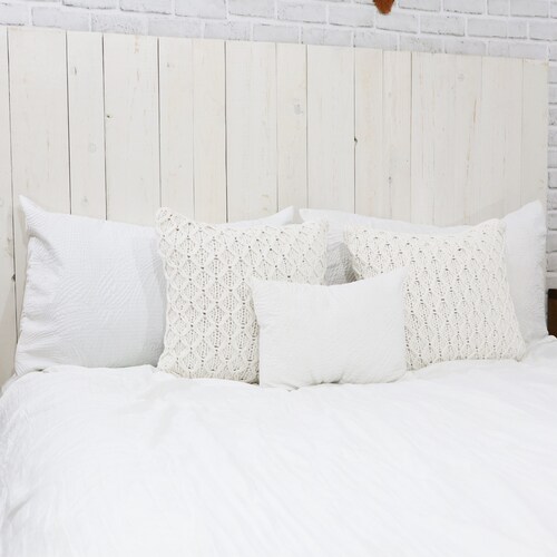 Barn Walls Weathered Collection Solid Wood Panel Headboard Etsy