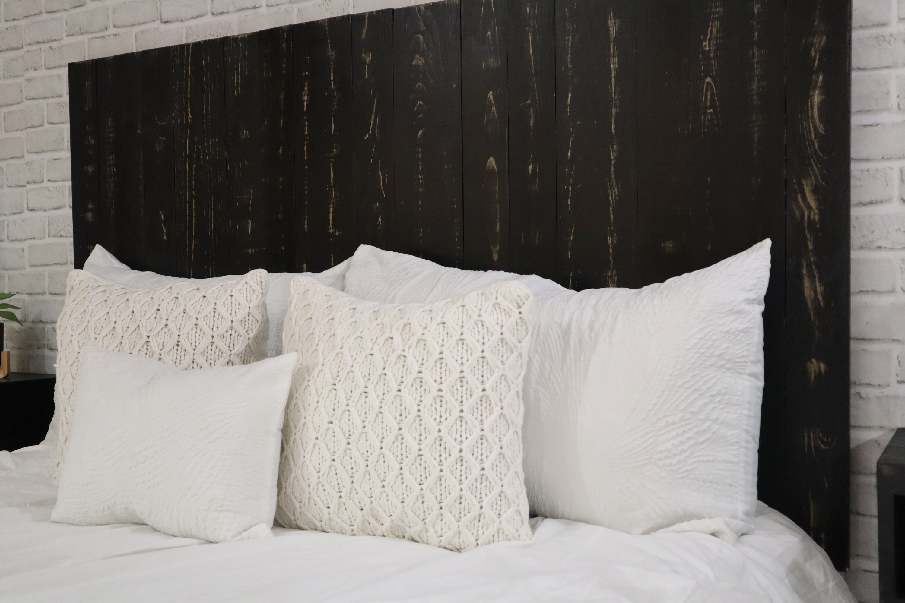 Black Headboard Weathered Leaner Style Handcrafted. Leans on Etsy