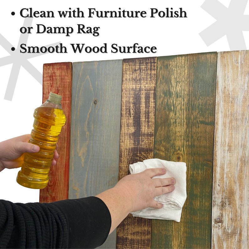 Barn Walls Multicolored Collection Solid Wood Panel Headboard Etsy