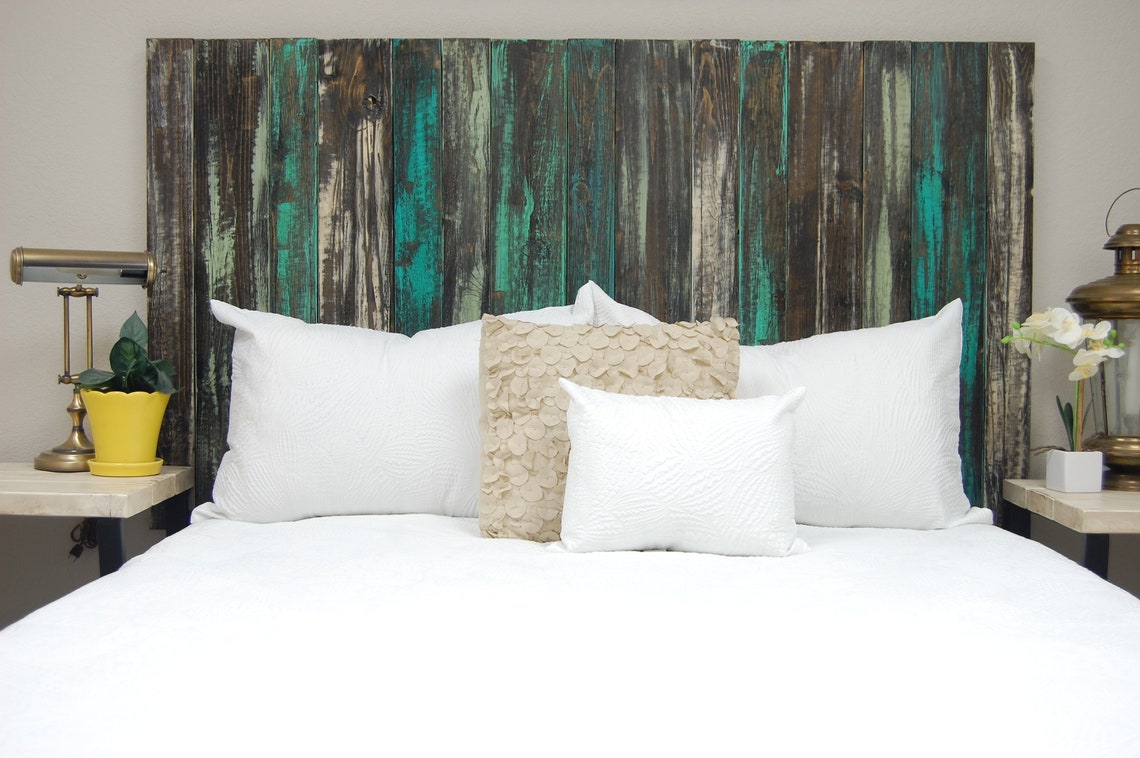 Industrial Mix Headboard Leaner Style Handcrafted. Leans on Etsy