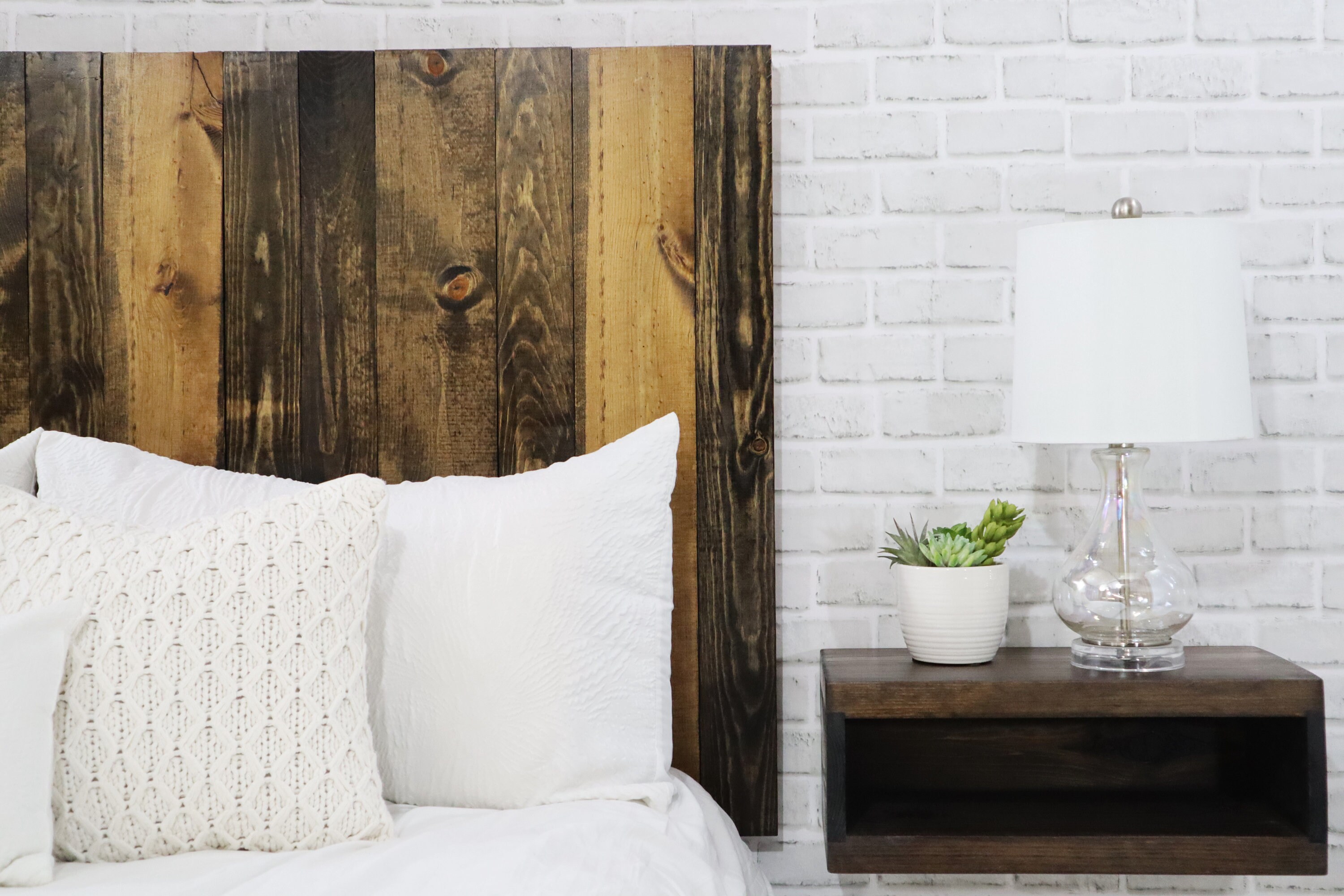 Dark Walnut Headboard Stain Leaner Style Handcrafted. Leans Etsy