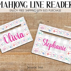 Mahjong Accessories, Mahjong Line Reader, Personalized Mahjong Gifts, Mahjong Line Finder, Mahjong Lover Gift, Mahjong Gift, Mahjong Help