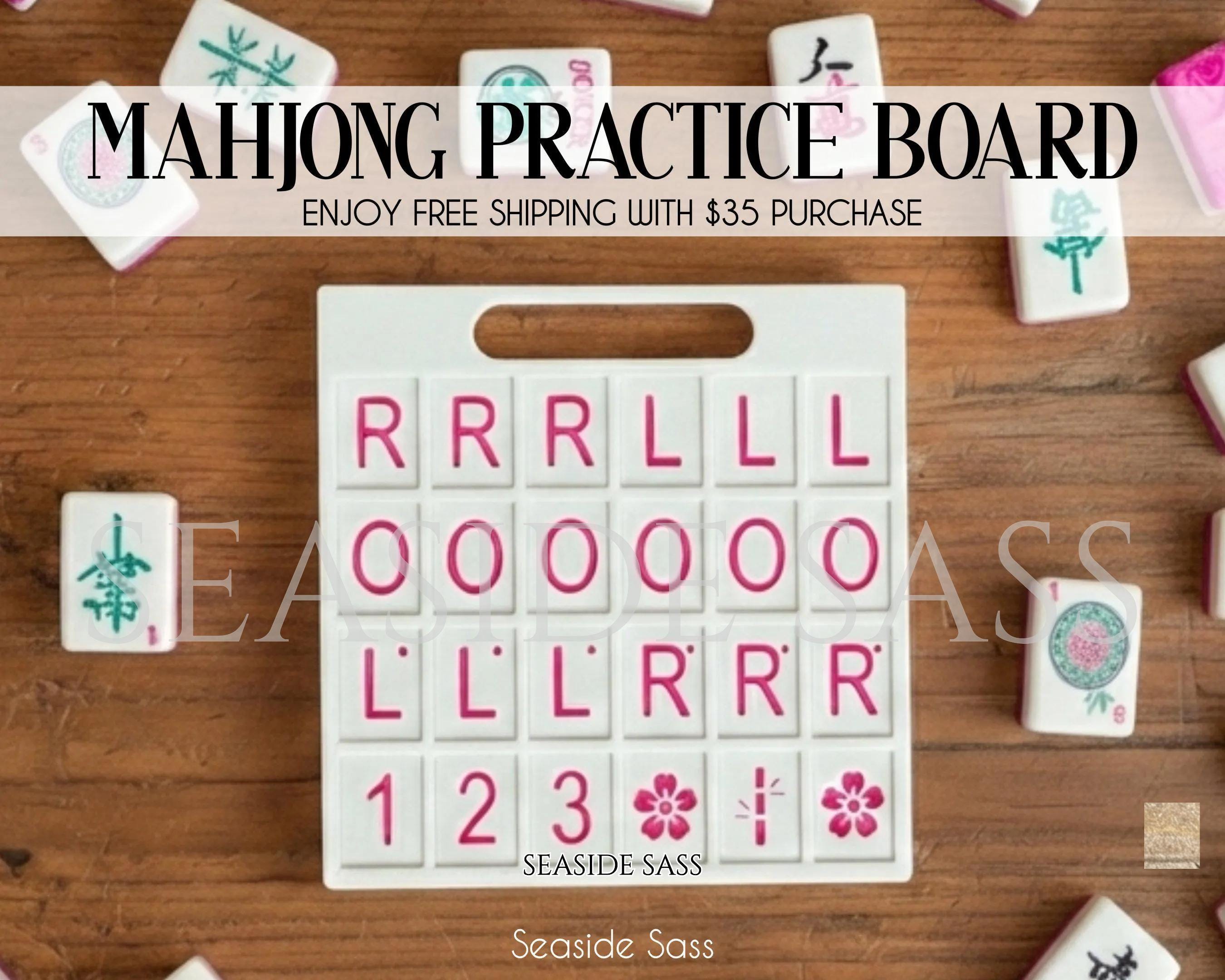Mahjong Pattern Board Mahjong Solo Practice Board – Mahjong Training Tool – ROL Pattern Card ...