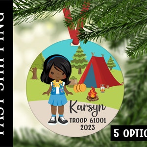 Personalized Daisies Scout Ornament, Girl Scout Gift, Troop Gift, Daisies, Girl Scouts Ornament, Gift for Girl Scout