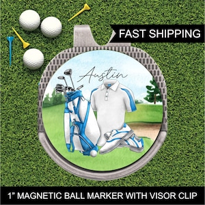 Personalized Golf Ball Marker, Girls Golf Weekend Gifts, Golf Gift, Personalized Ball Marker, Personalized Golf Gift, Golf Lover Gift