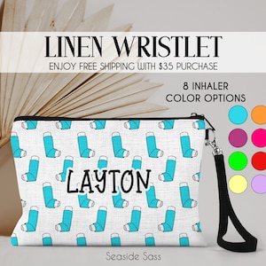 Inhaler Bag, Asthma Travel Bag, Inhaler Holder, Inhaler Case, Asthma Case, School Inhaler Pouch, Personalized Inhaler Pouch, Asthma Bag