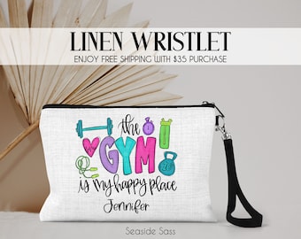 Personalized Gym Bag, Personalized Barbell Make Up Bag, Custom Workout Toiletry Bag, Lifting Gift Ideas, Weight Lifting, Gym Gift, Gym Bag