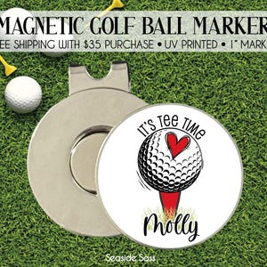 Golf Ball Marker, Girls Golf Weekend Gifts, Golf Gift, Personalized Golf Ball Marker, Personalized Golf Gift, Golf Lover Gift, Golfer Gift