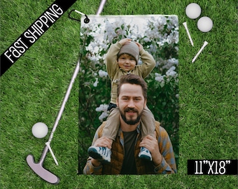 Personalized Photo Golf Towel, Golf Towel, Golf Gift, Golf, Personalized Photo Towel, Golf Accessories, Golf Gifts, Custom Golf Towel