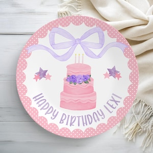 Personalized Birthday Plate, Personalized Cake Plate, Personalized Gift, Birthday Gift, Celebration Plate, Birthday Celebration Plate