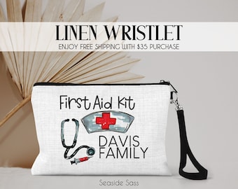 Personalized Medical Bag, First Aid Pouch, Personalized Gifts, Band-Aid Bag, Travel First Aid Bag, First Aid Car Kit, Zipper Medical Bag