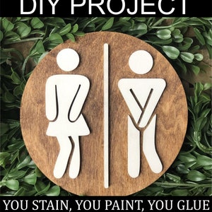 Funny bathroom sign, bathroom sign, bathroom decor, funny bathroom decor