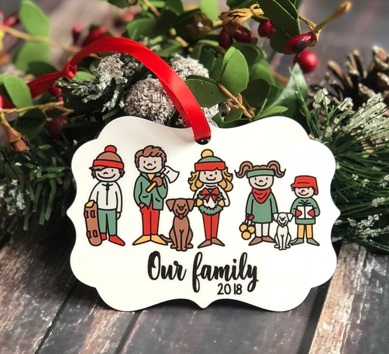 Personalized Ornament Custom Family Ornament Family Etsy
