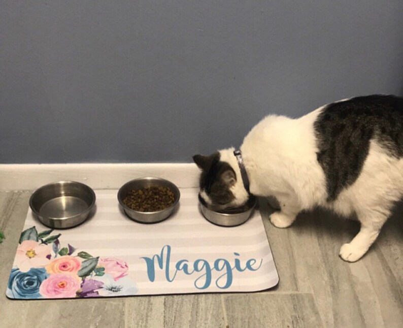 Personalized Pet Food Mat Pet Placemat Pet Food Mat New Etsy