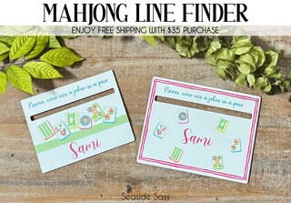 8 Guide A Linea Per Carte Mahjong – Segnalibri E Booklet Per Regole E Concentrazione