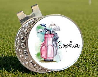 Personalized Golf Ball Marker, Girls Golf Weekend Gifts, Golf Gift, Personalized Ball Marker, Personalized Golf Gift, Golf Lover Gift