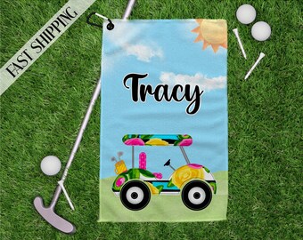 Personalized Golf Towel, Golf Towel, Golf Gift, Golf, Personalized Towel, Sports Towel, Golf Accessories, Golf Gifts, Custom Golf Towel