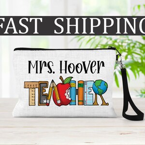 Personalized Teacher Bag, Teacher Gift Ideas, Teacher Appreciation Gift, Favorite Teacher Bag, End Of School Gift, Teacher Survival