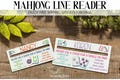 Mahjong Line Reader, Mahjong Accessories, Personalized Mahjong Gifts, Mahjong Line Finder, Mahjong Lover Gift, Mahjong Gift, NEW SIZE product logo