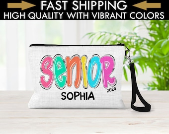 Personalized Graduation Gift, Senior Makeup Bag, Senior Gift, Senior 2024 Gift, Personalized Senior Gift, Personalized Gifts